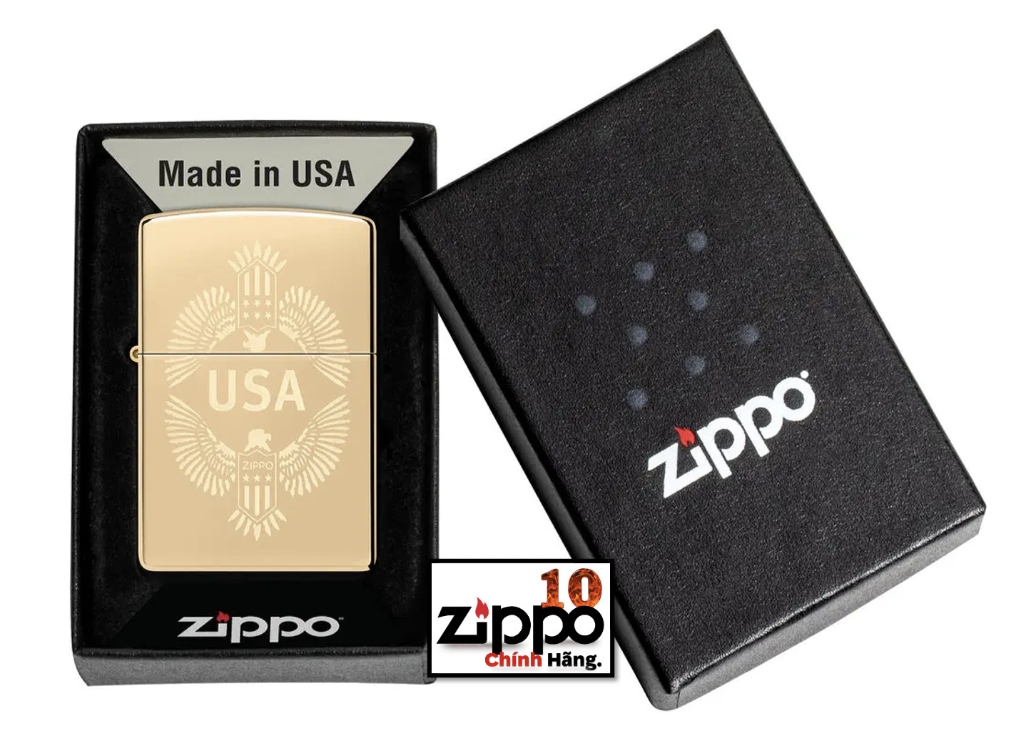 Bật lửa Zippo 48915 USA Design - Chính hãng 100%