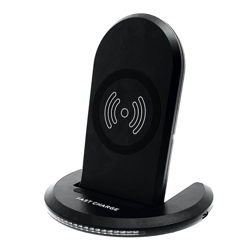 10W Qi Wireless Fast Charger Charging Stand Dock For SamsungS8 S9 S10