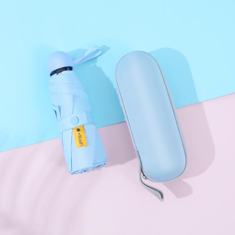 Ô dù mini thời trang chống tia UV phủ 5 lớp kèm hộp