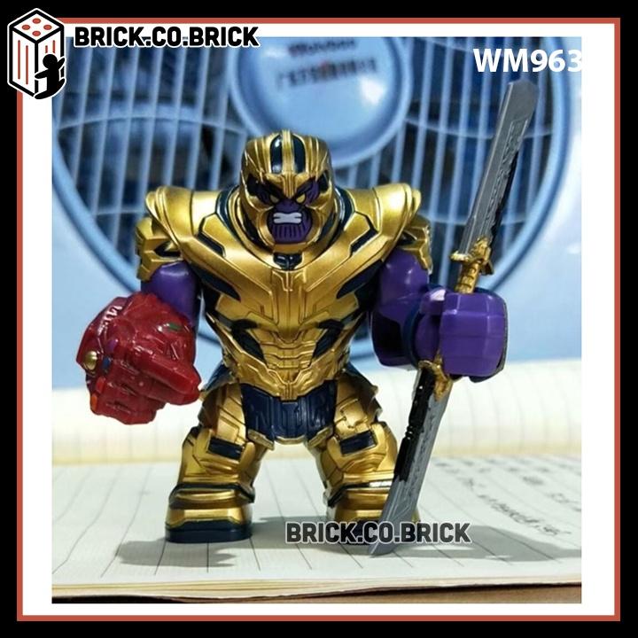Siêu Anh Hùng Thanos Mô Hình Bigfig Loại To Giáp Kèm Phụ Kiện WM963