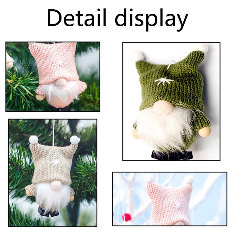 Tmdbyx Búp bê nhồi bông trang trí Giáng Sinh dễ thương