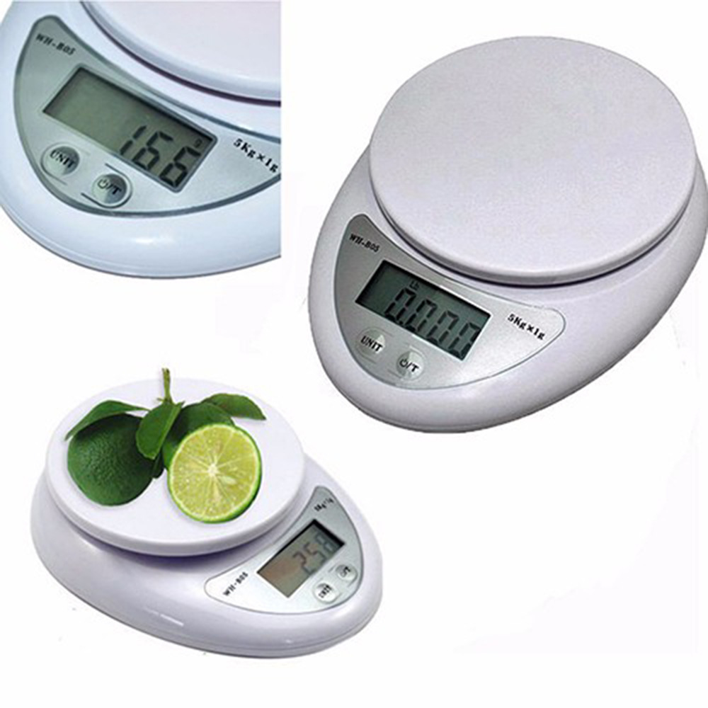 Cân làm bánh mini 5kg , Cân tiểu ly điện tử nhà bếp - Độ chính xác cao