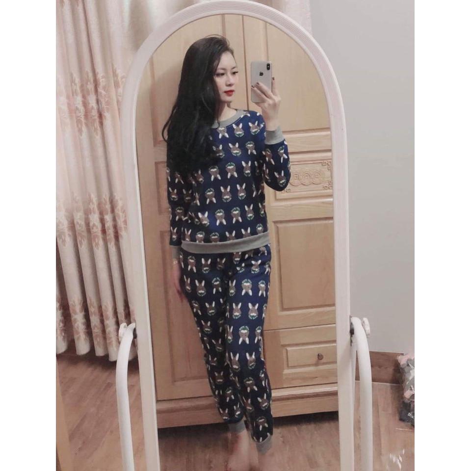 BỘ NỈ BÔNG DÀY ẤM HÀNG ĐẸP