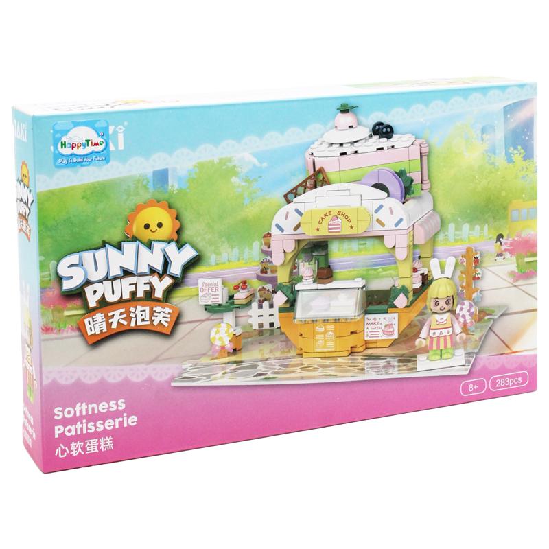 Đồ Chơi Lắp Ráp Mô Hình Cửa Hàng Bánh Sunny Puffy Softness Patisserie- Jaki JK2122 (283 Mảnh Ghép)