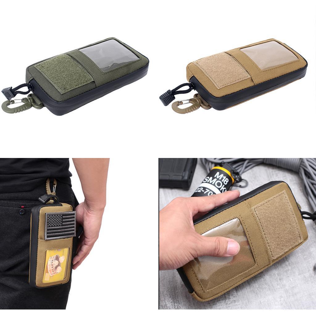 2x Nylon Waterproof Mini Wallet Card Money Key Pack Waist Bag Pack