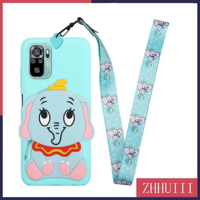 Bao Da Điện Thoại Dạng Ví Họa Tiết Hoạt Hình Nhiều Màu Sắc Cho Redmi Note10 / Note10Pro 9C / Xiaomi 10T Lite