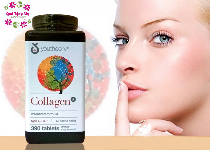 Collagen Mỹ Youtheory (Collagen Type 1-2-3) 390 Viên - QuaTangMe Extaste