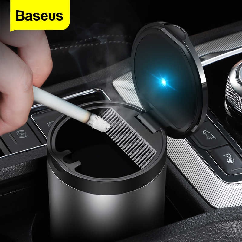 Gạt tàn thuốc trên ô tô Baseus Premium Car Ashtray HÀNG NHẬP KHẨU