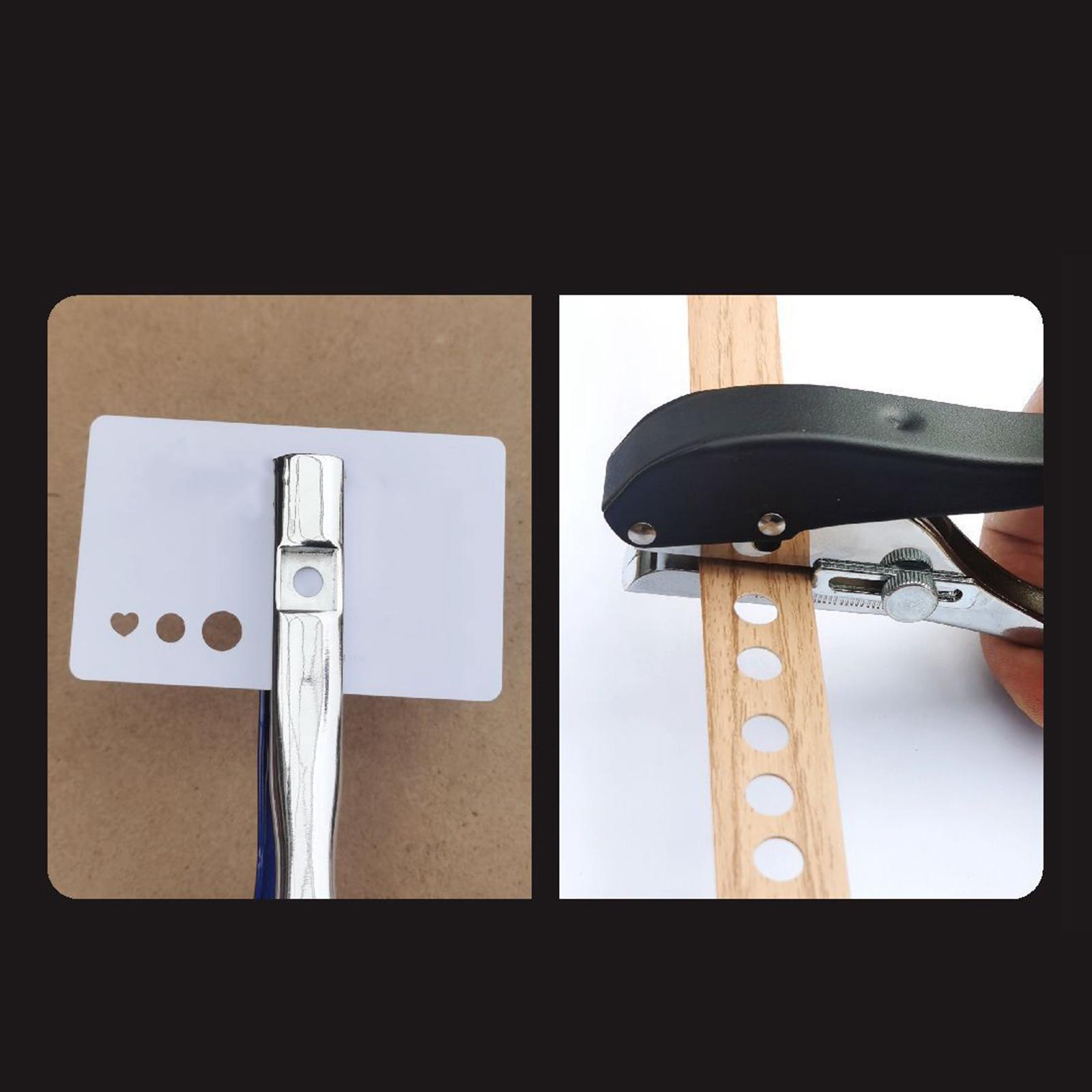 Punching Pliers Heavy Duty Punching Tool for Craft Paper DIY Crafts Tag Photo Woodworking