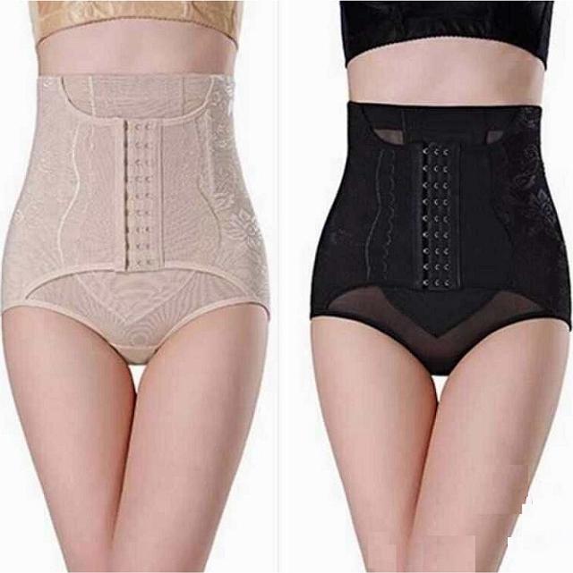 Quần Gen Nịt Bụng Cạp Cao Chống Cuộn 3 Khóa Cái Cao Cấp