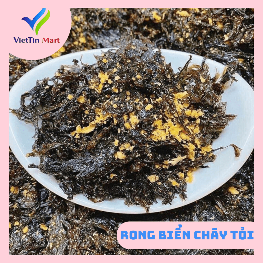 Rong Biển Cháy Tỏi Viettin Mart 150G 