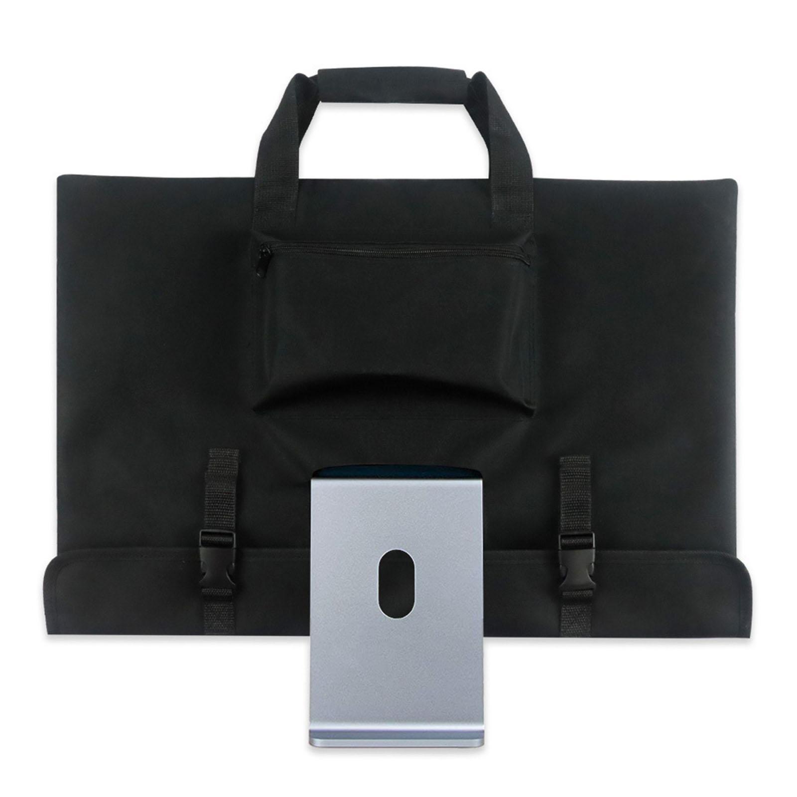 Travel Carrying Case 24 inch Screen Computer Screen Case, Anti Scratches Multiple Pockets Monitor Protective, for iMac Travel Laptops