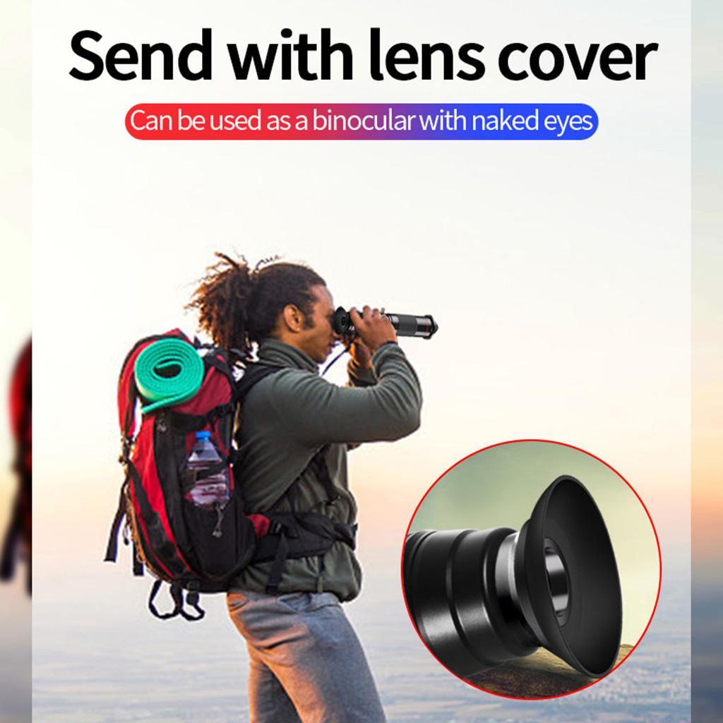 48X Optical Zoom Telescope Telephoto Lens Clip on for Mobile Cell Phone Camera