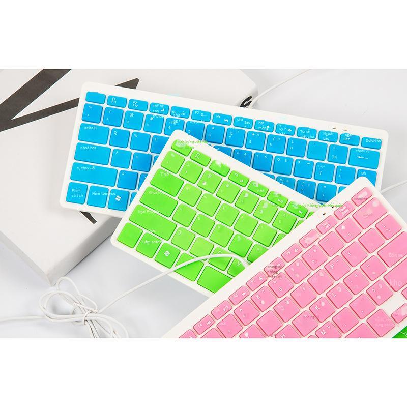 Vận chuyển nhanh usb bàn phím sô cô la có dây bàn phím màu có dây bàn phím máy tính máy tính xách tay máy tính để bàn bàn phím bên ngoài
