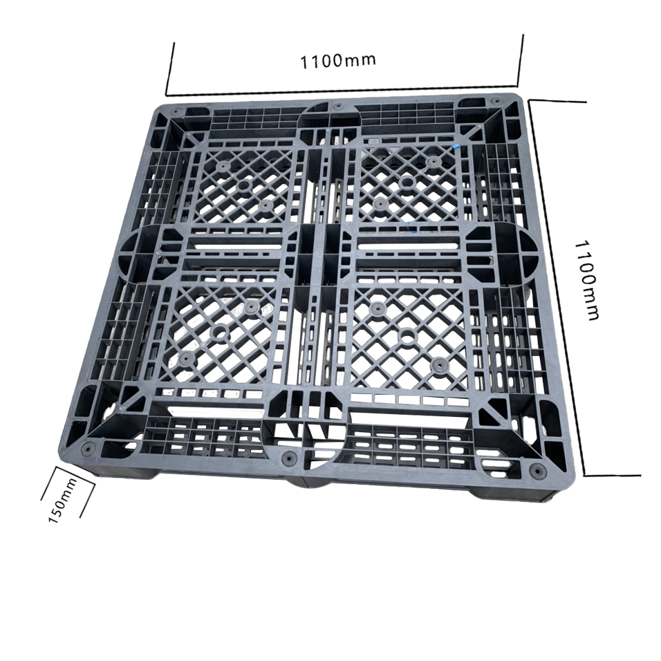 Pallet nhựa 1100x1100x150 đen