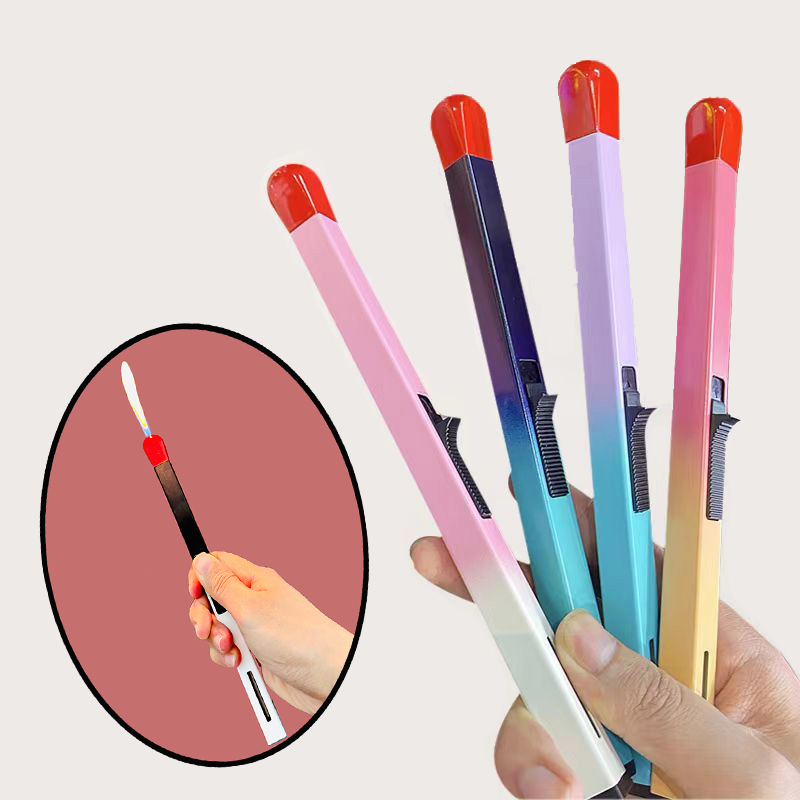 Bật Lửa Que Diêm Khổng Lồ Màu Cầu Vòng - Xài Gas (giao màu ngẫu nhiên)