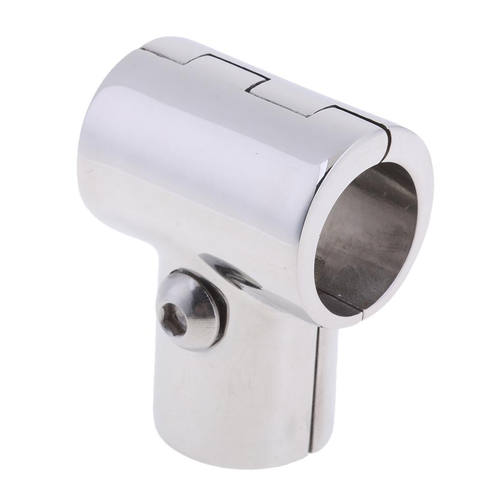 2Pcs 25mm  Handrail Fitting 316 Stainless Steel Hardware