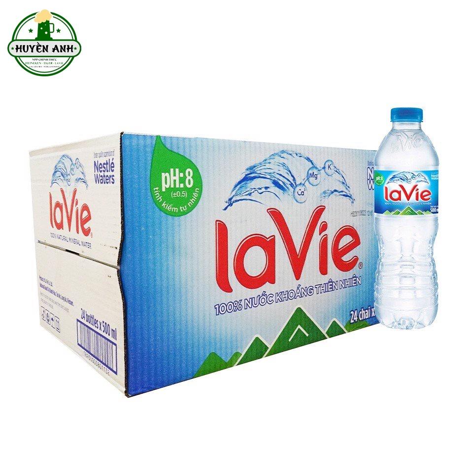 Nước khoáng La Vie 500ml - Thùng 24 chai