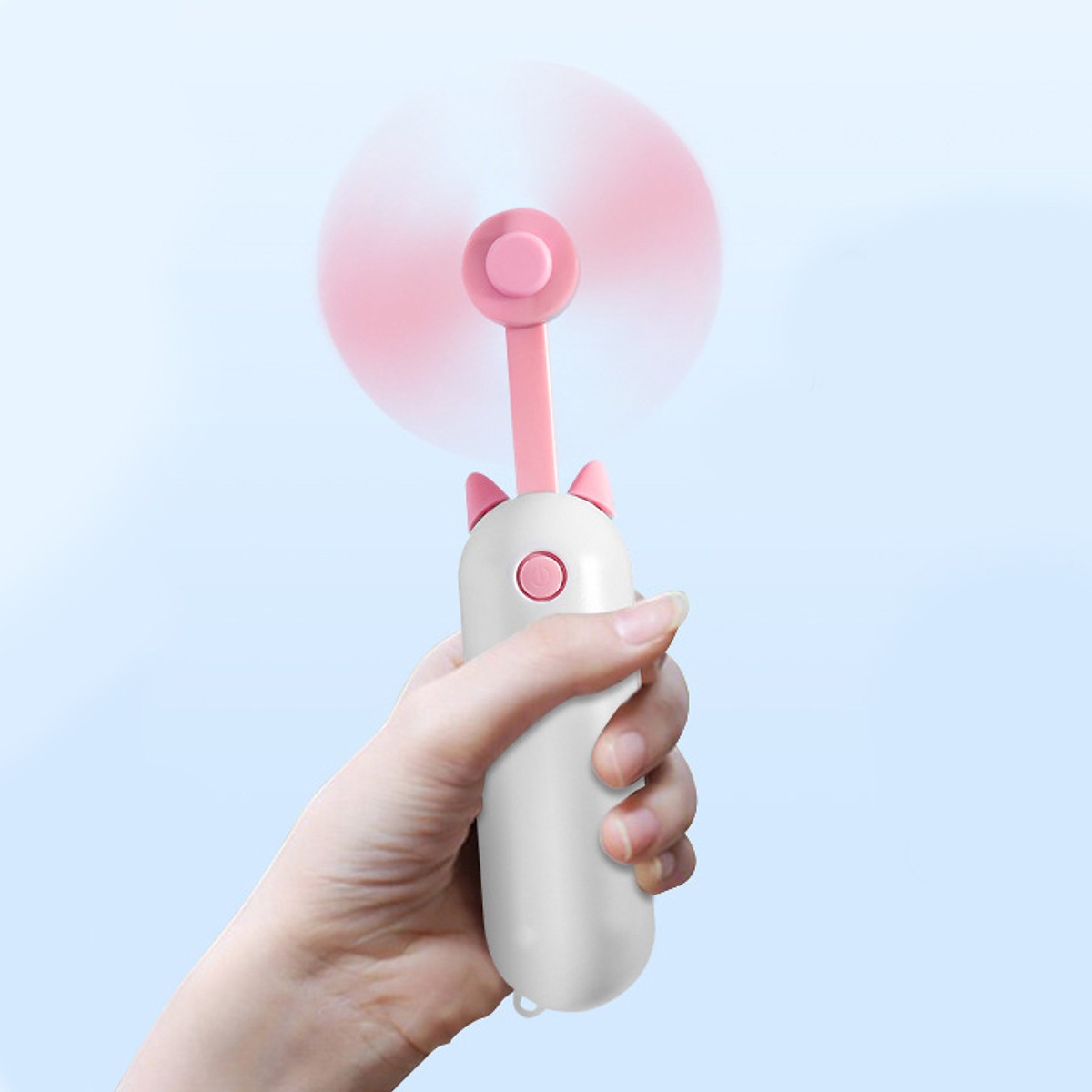 Quạt cầm tay mini - Quạt cầm tay - Quạt mini - Quạt hình con vật ngộ nghĩnh