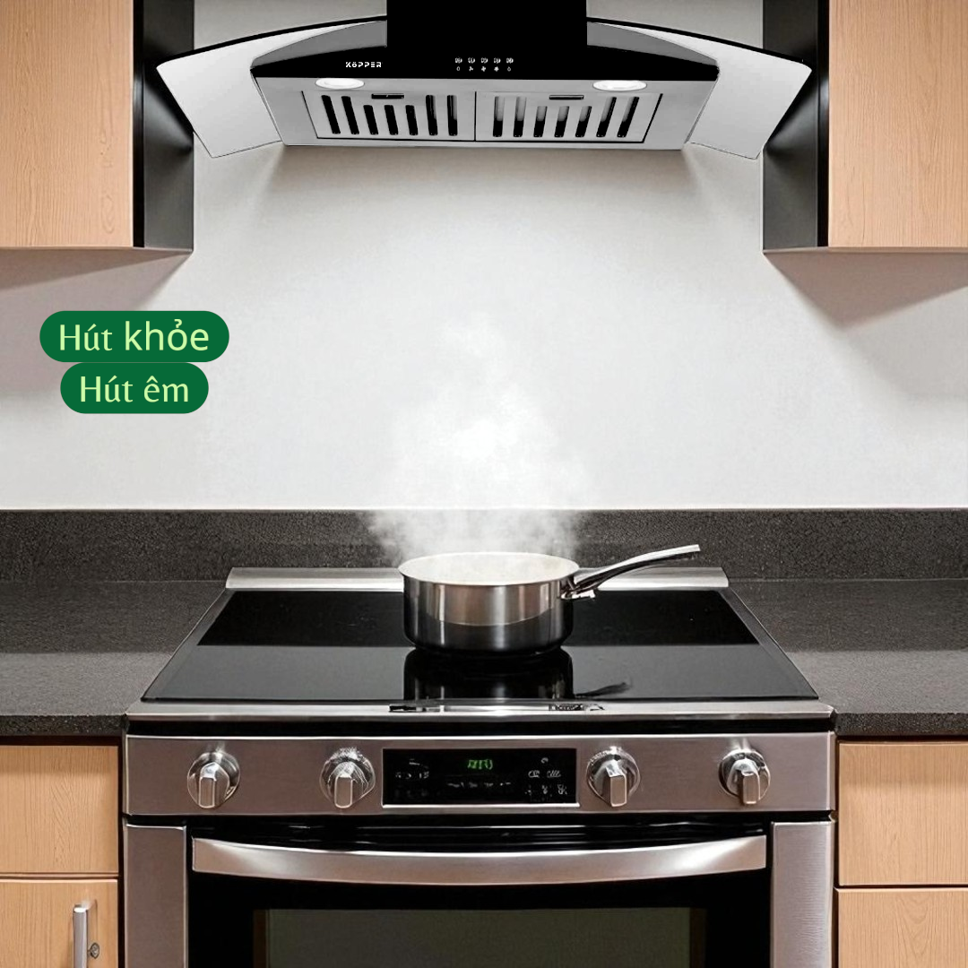 Máy Hút Mùi Nhà Bếp Kính Cong Kopper KP70A/70C Hàng Chính Hãng