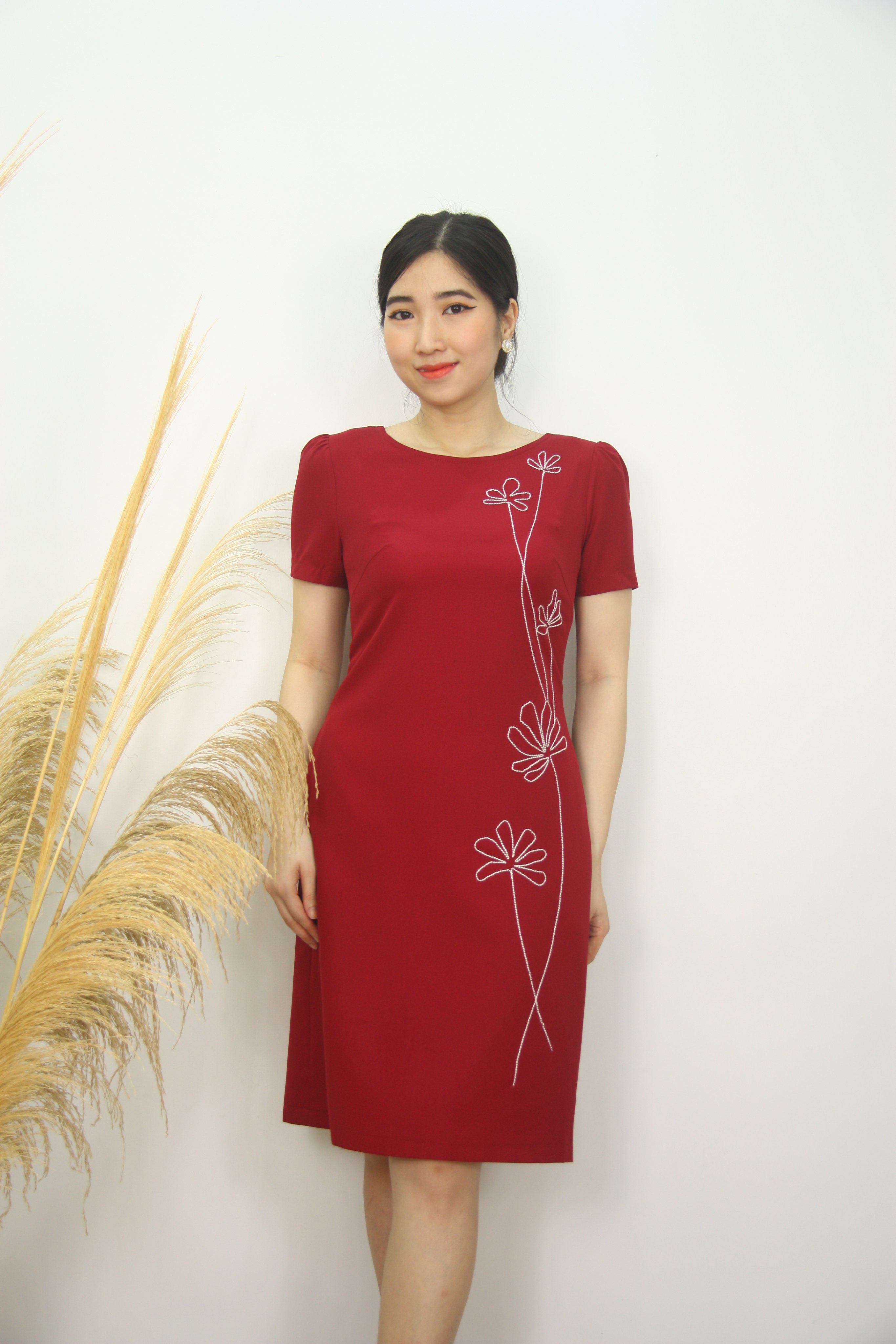 Đầm công sở TIFALU dáng suông trẻ trung