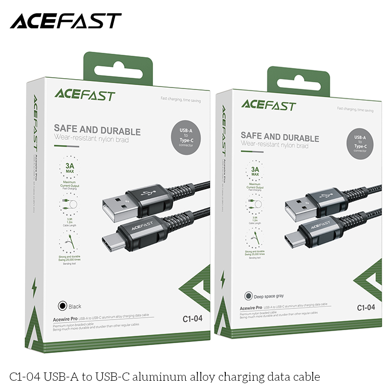 Cáp Acefast Type C (1.2m) - C1-04 Hàng chính hãng Acefast