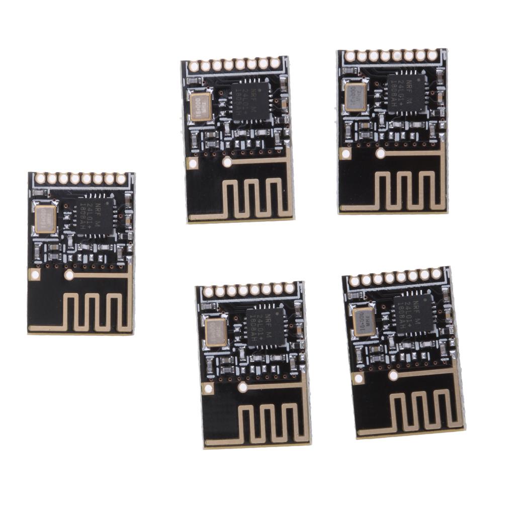 5Pcs Mini NRF24L01 2.4GHz SMD Wireless Transceiver Module for