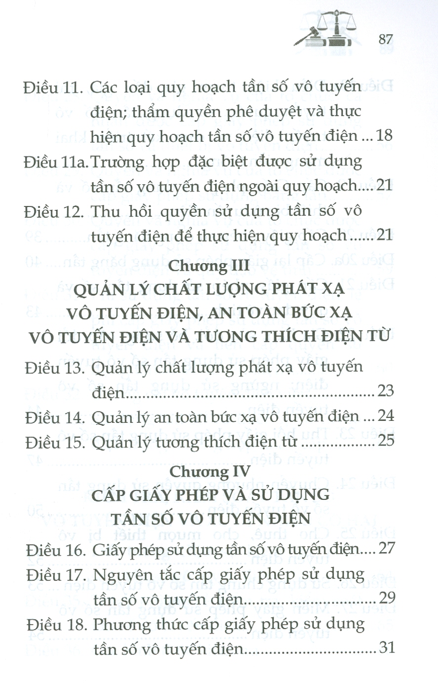 Luật Tần Số Vô Tuyến Điện Sửa Đổi, Bổ Sung Năm 2022