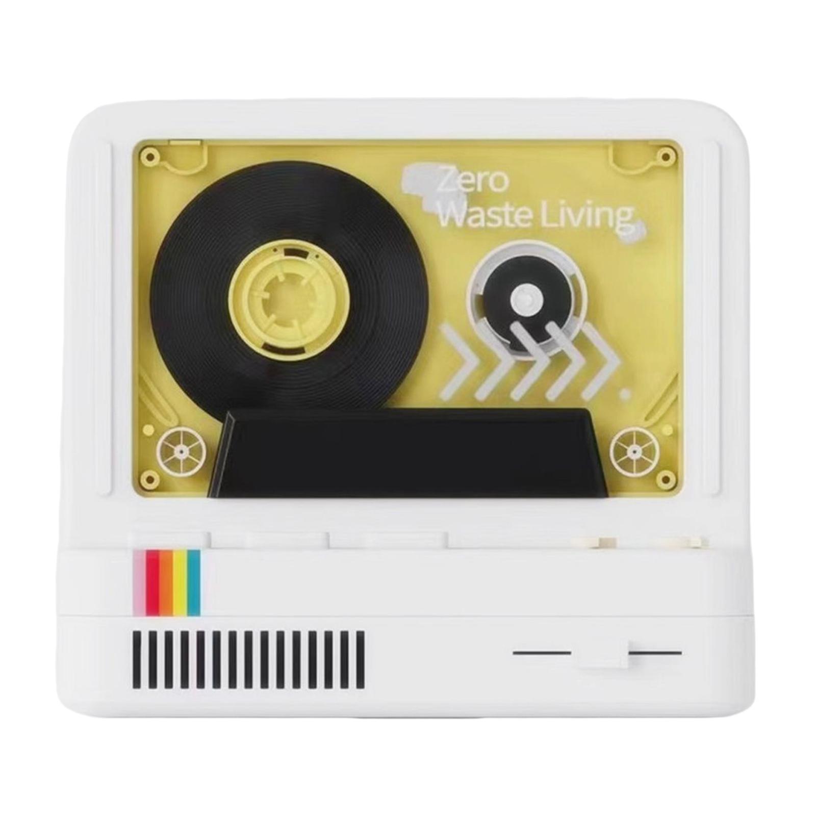 Bluetooth Wireless Speaker LED Night Light Smartphone White