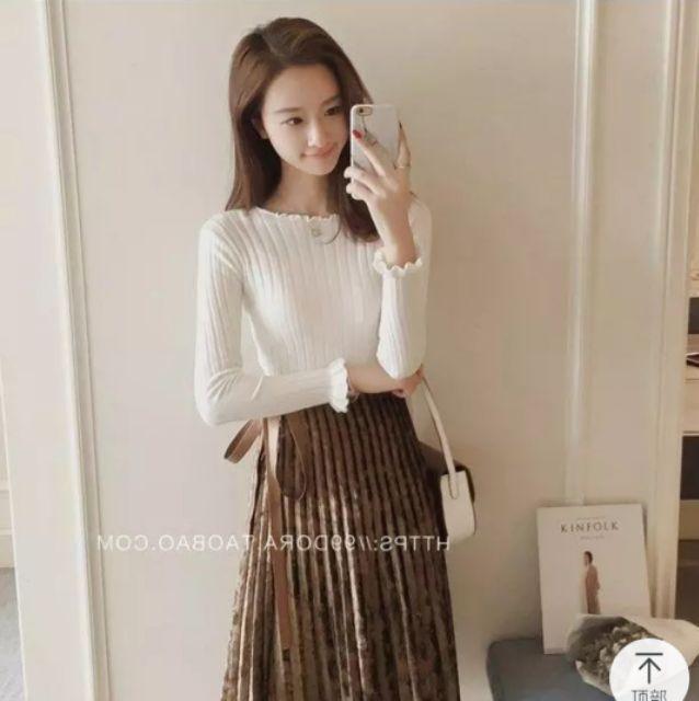 Áo len lông cừu siêu mềm mịn