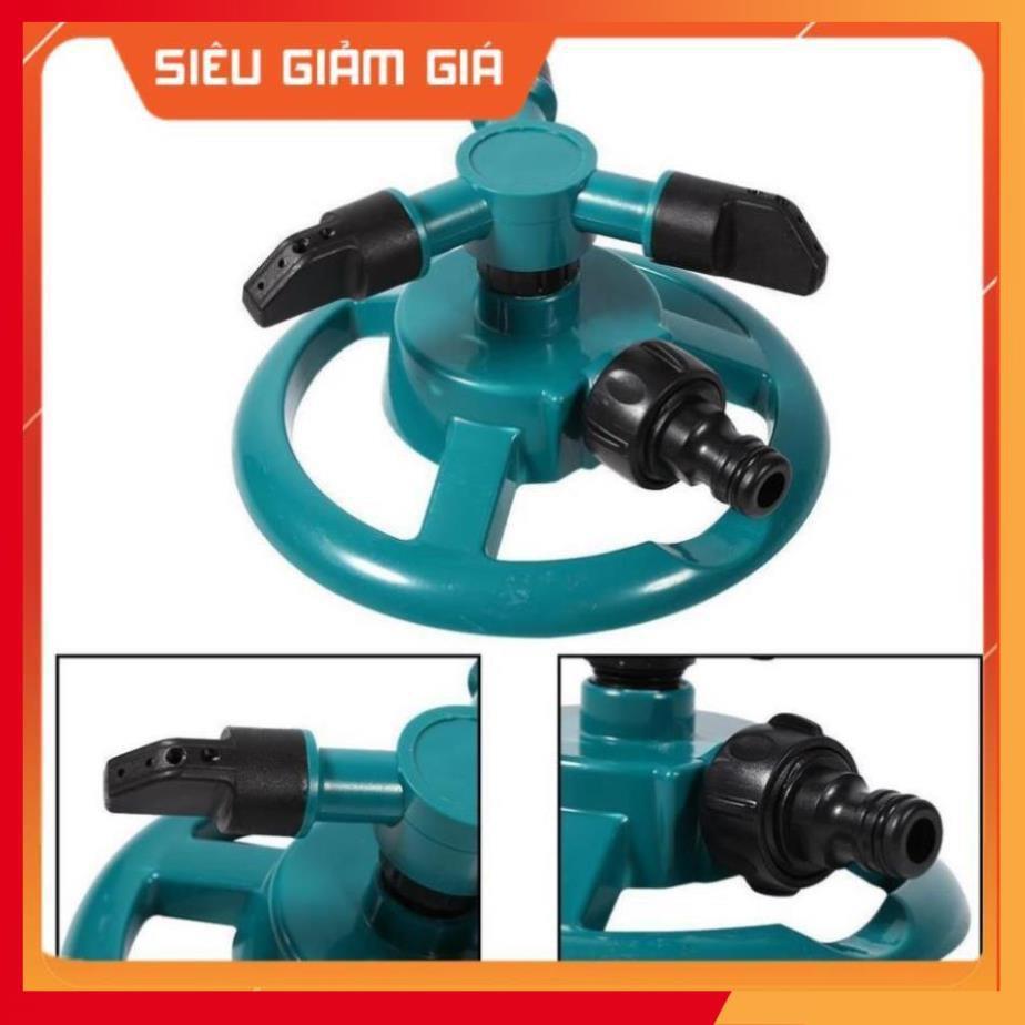 Vòi phun nước tưới cây 3 đầu xoay 360 độ 206799