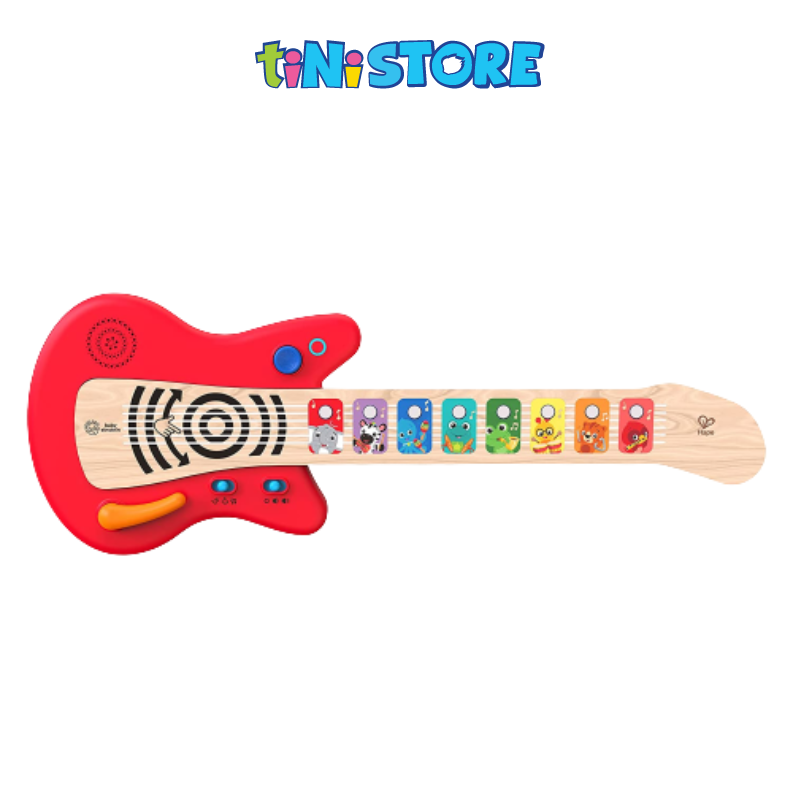 Đồ chơi đàn Guitar cảm ứng có đèn và nhạc Hape