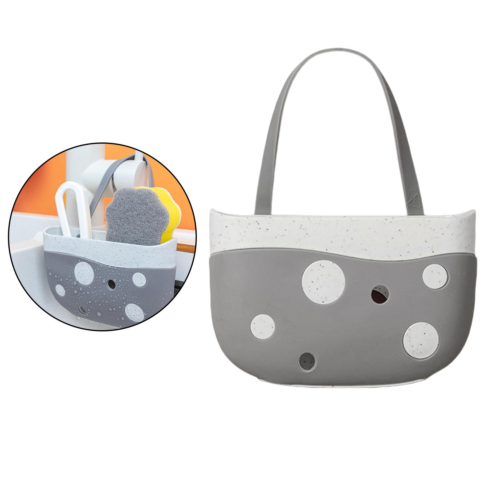 Kitchen Caddy Holder Bathroom Organizer Hanging Drain Storage Basket