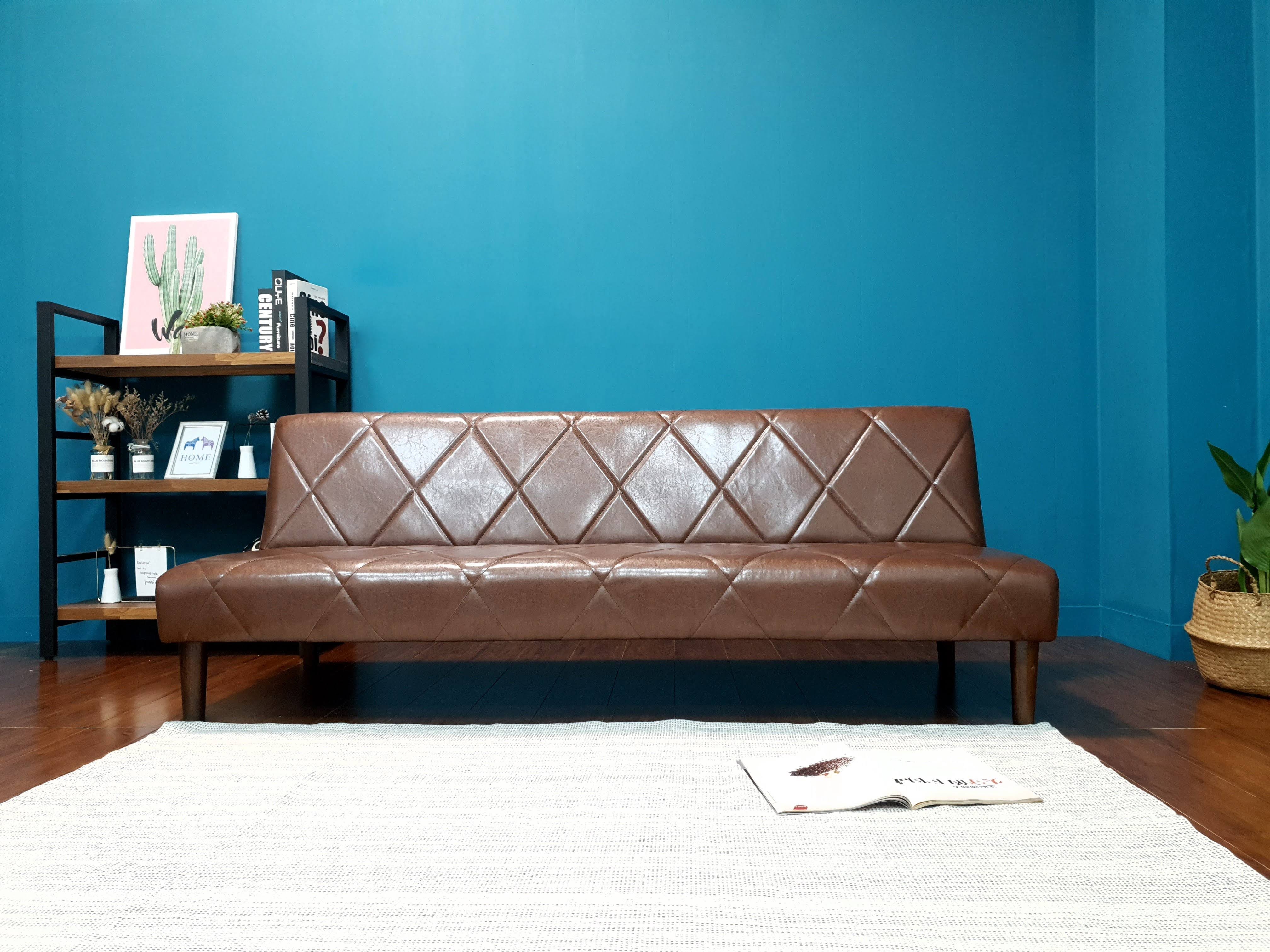 Sofa bed 3 trong 1 Juno sofa màu nâu 