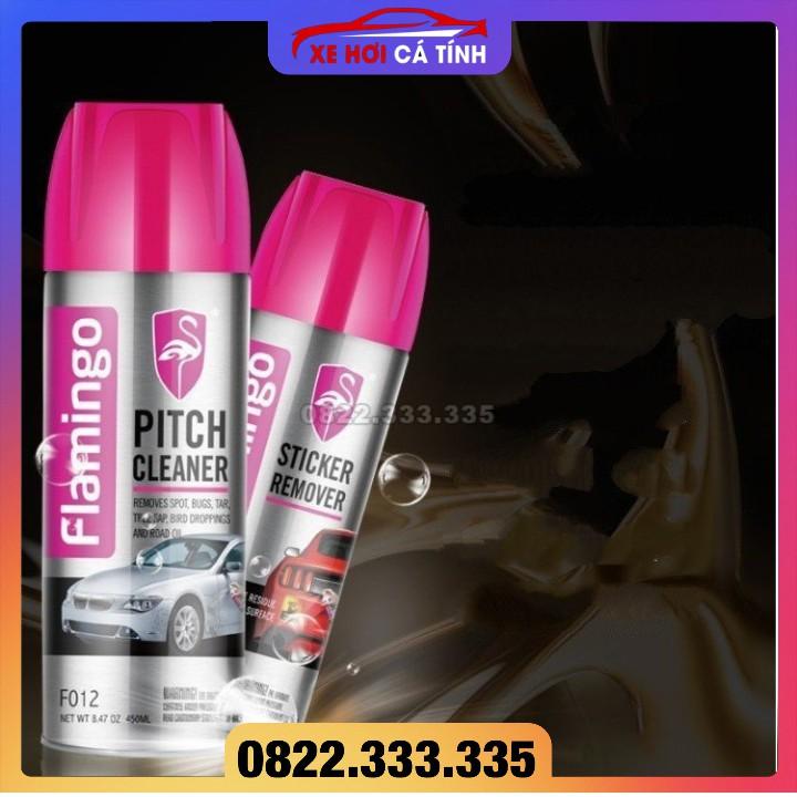 Bình Xịt Tẩy Nhựa Đường Flamingo F012 450ml - Sáng Bóng Như Mới