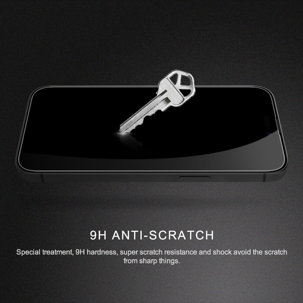 Miếng dán kính cường lực full 3D cho iPhone 14 Pro Max hiệu Nillkin Amazing CP+ Pro - hàng nhập khẩu