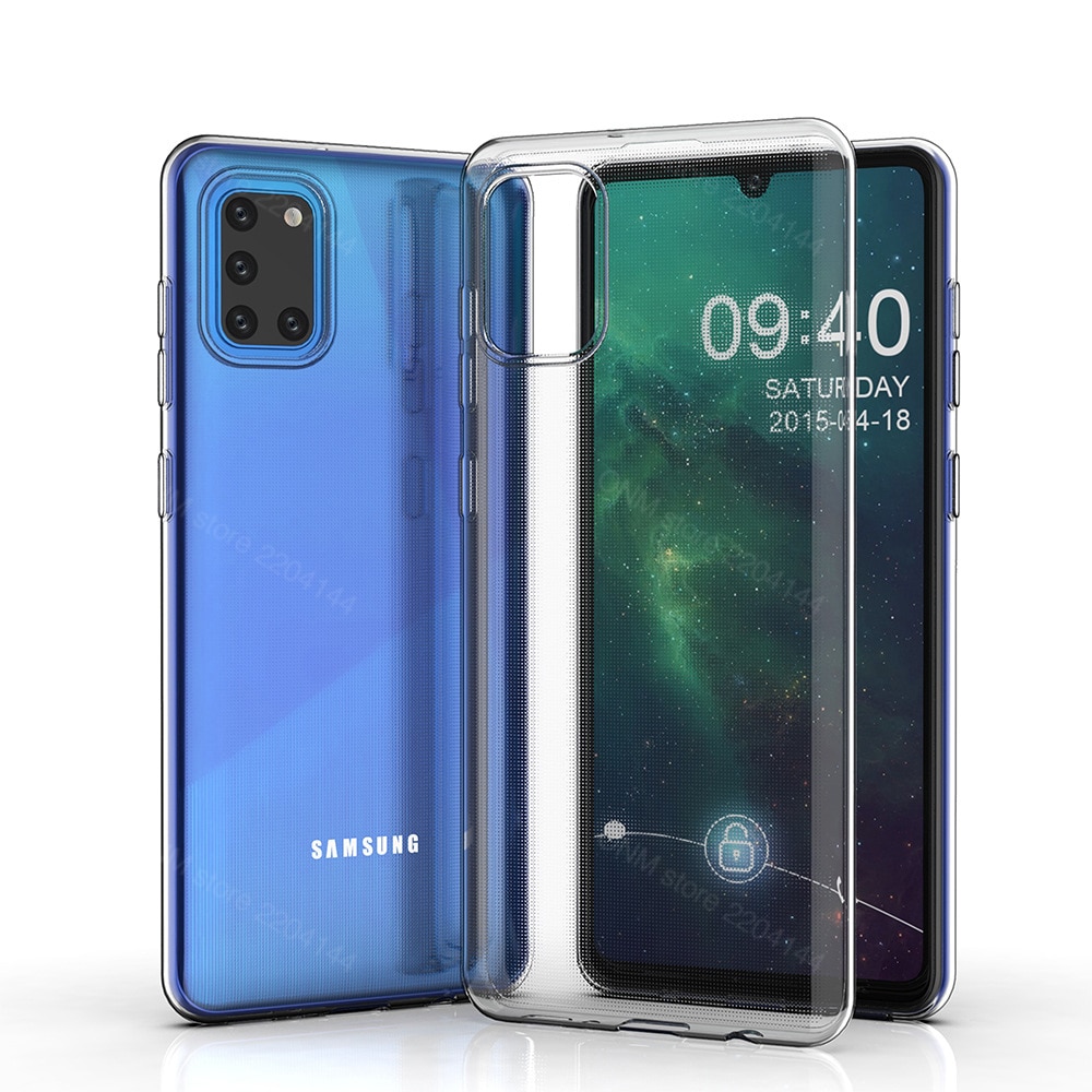 Ốp lưng dẻo silicon cho Samsung Galaxy A31 hiệu Ultra Thin - Hàng nhập khẩu