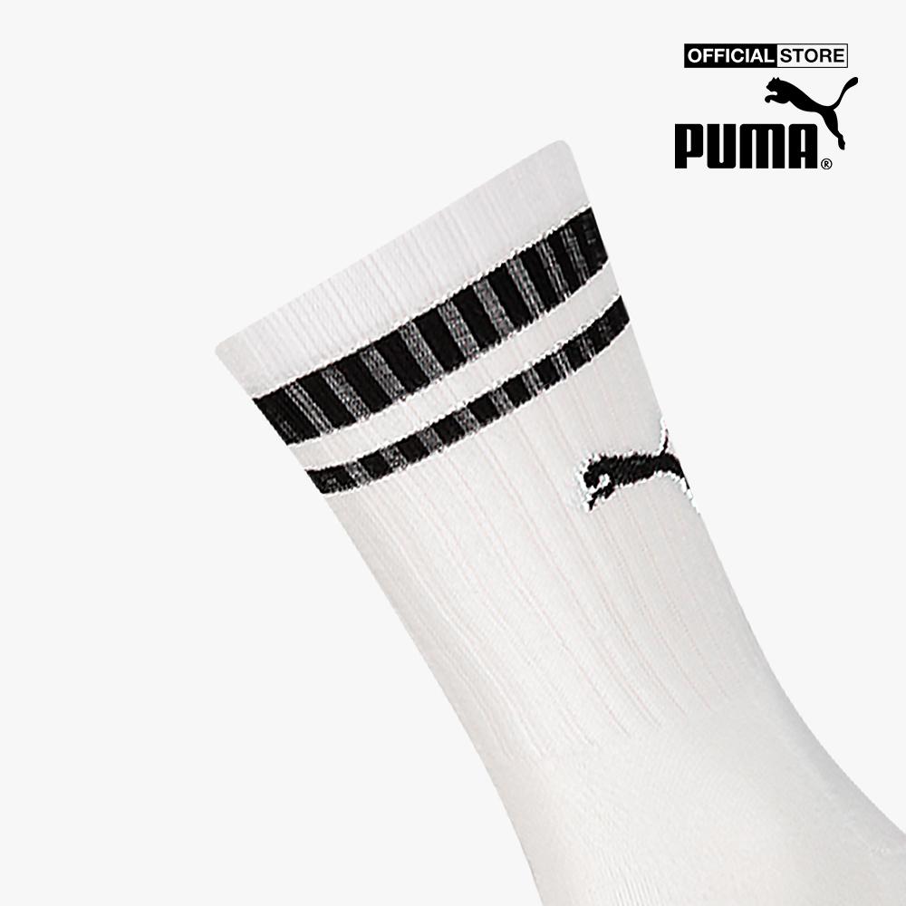 PUMA - Vớ cổ cao unisex kẻ sọc trẻ trung 935700-05