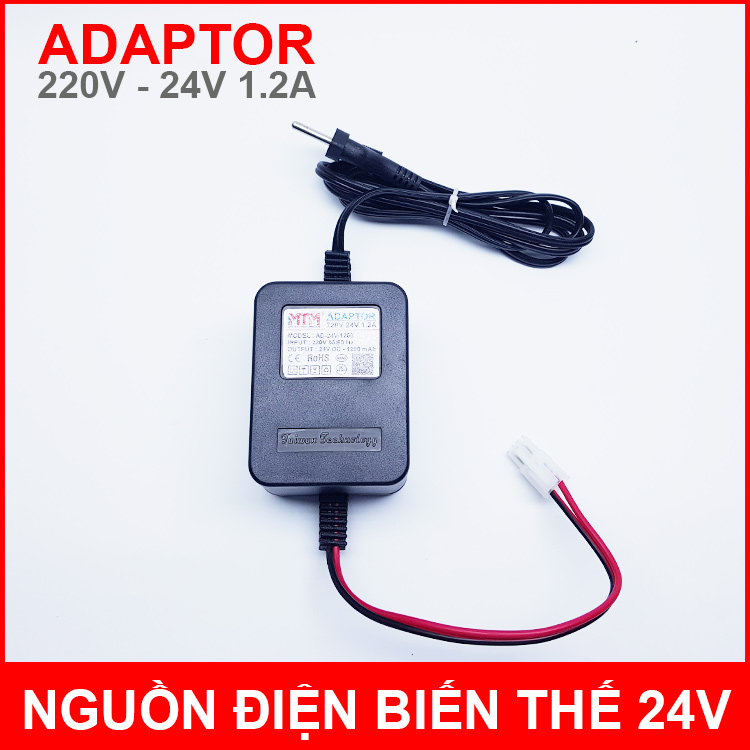 Nguồn điện adaptor biến thế máy phun sương lọc nước RO 220V 24V 1.2A MTM chính hãng