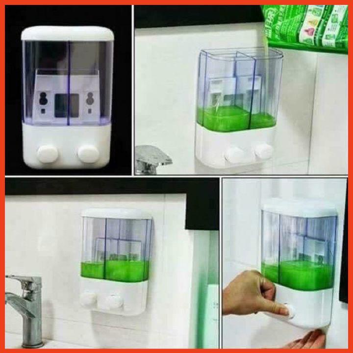 Hộp nhả dầu gội, sữa tắm, chất lỏng 2 ngăn siêu hot