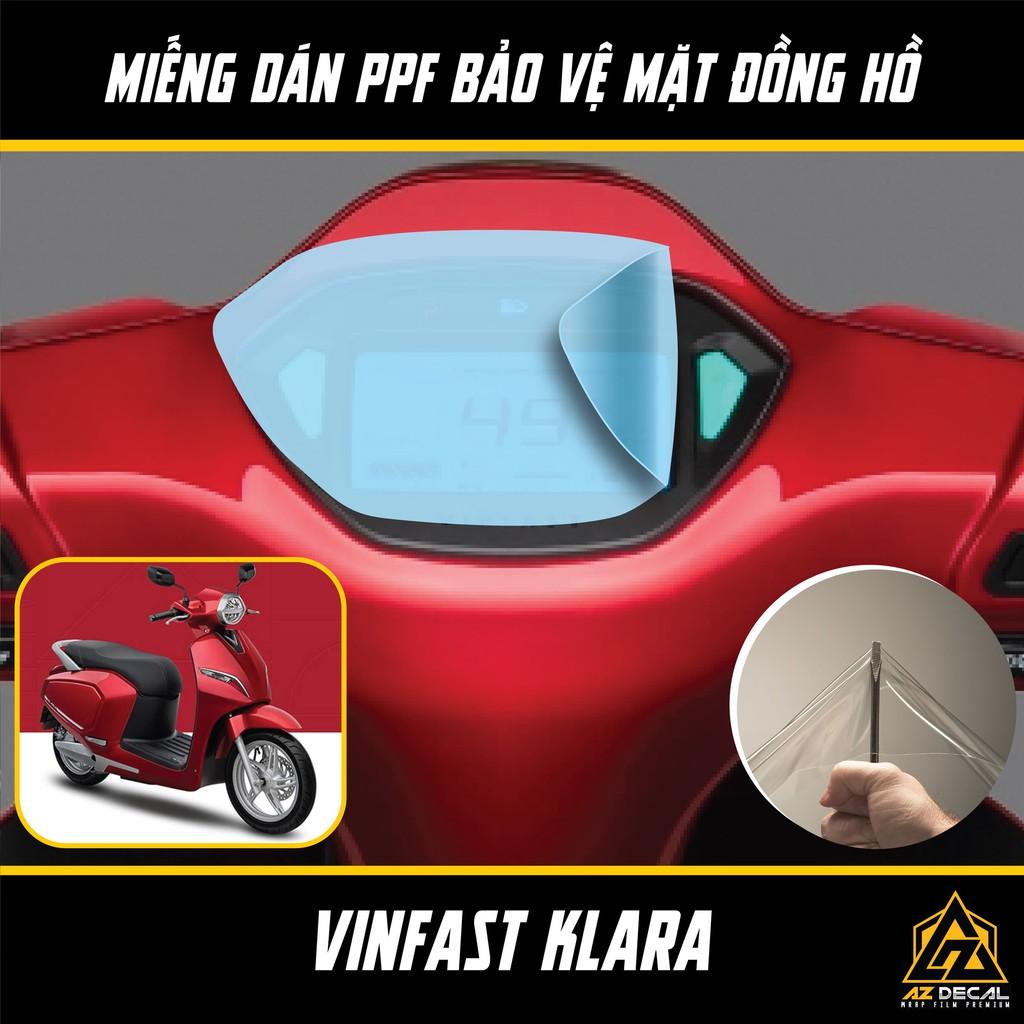 Miếng Dán PPF Bảo Vệ Mặt Đồng Hồ Xe VINFAST KLARA | Chất Liệu Film PPF Nhập Khẩu