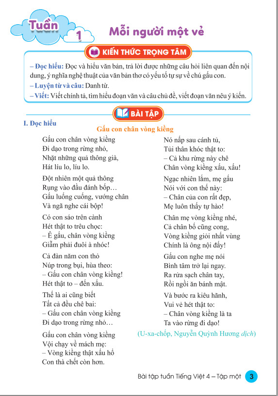 Sách - Bài Tập Tuần Tiếng Việt Lớp 4 - Biên Soạn Theo Chương Trình GDPT Mới - Kết Nối - ndbooks