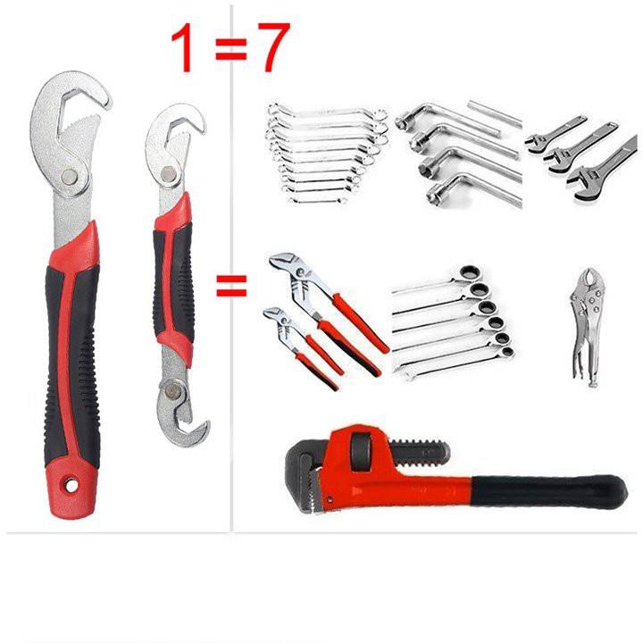 Cờ Lê Mỏ Lết Đa Năng 2 Đầu, Dễ Dàng Mở Được Tất Cả Các Loại Bu Lông Ốc Vít - GD340