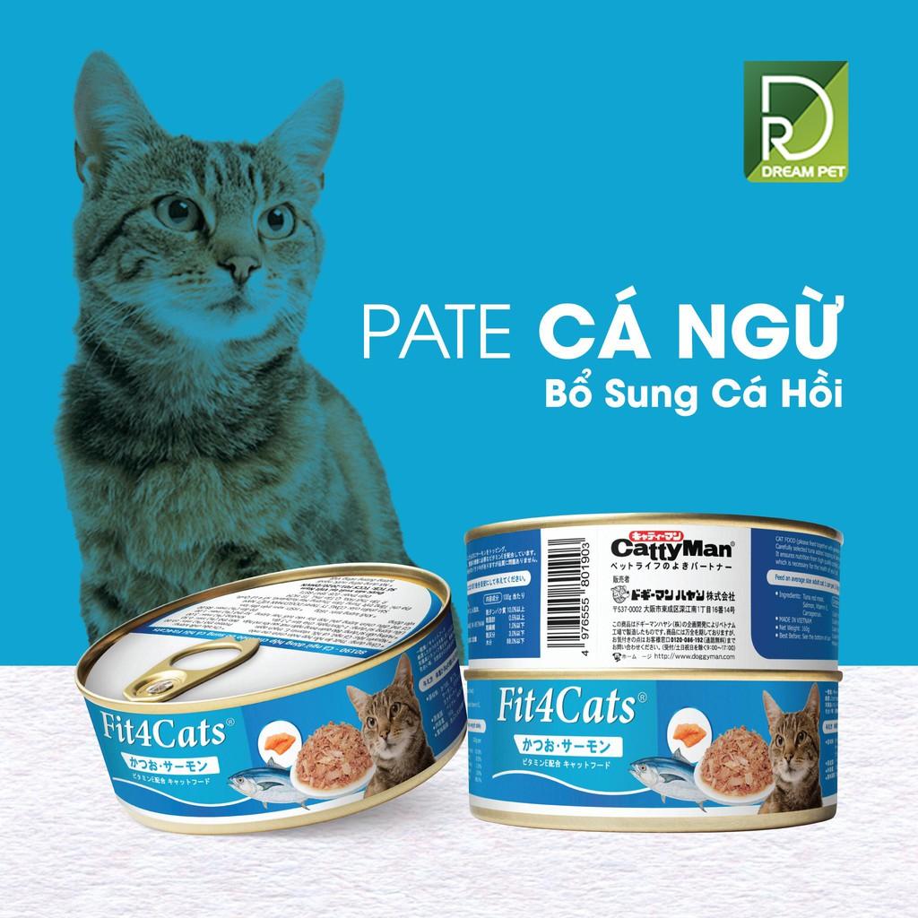 Pate Cho Mèo FIT4CAT Lon 160G 3 vị lựa chọn