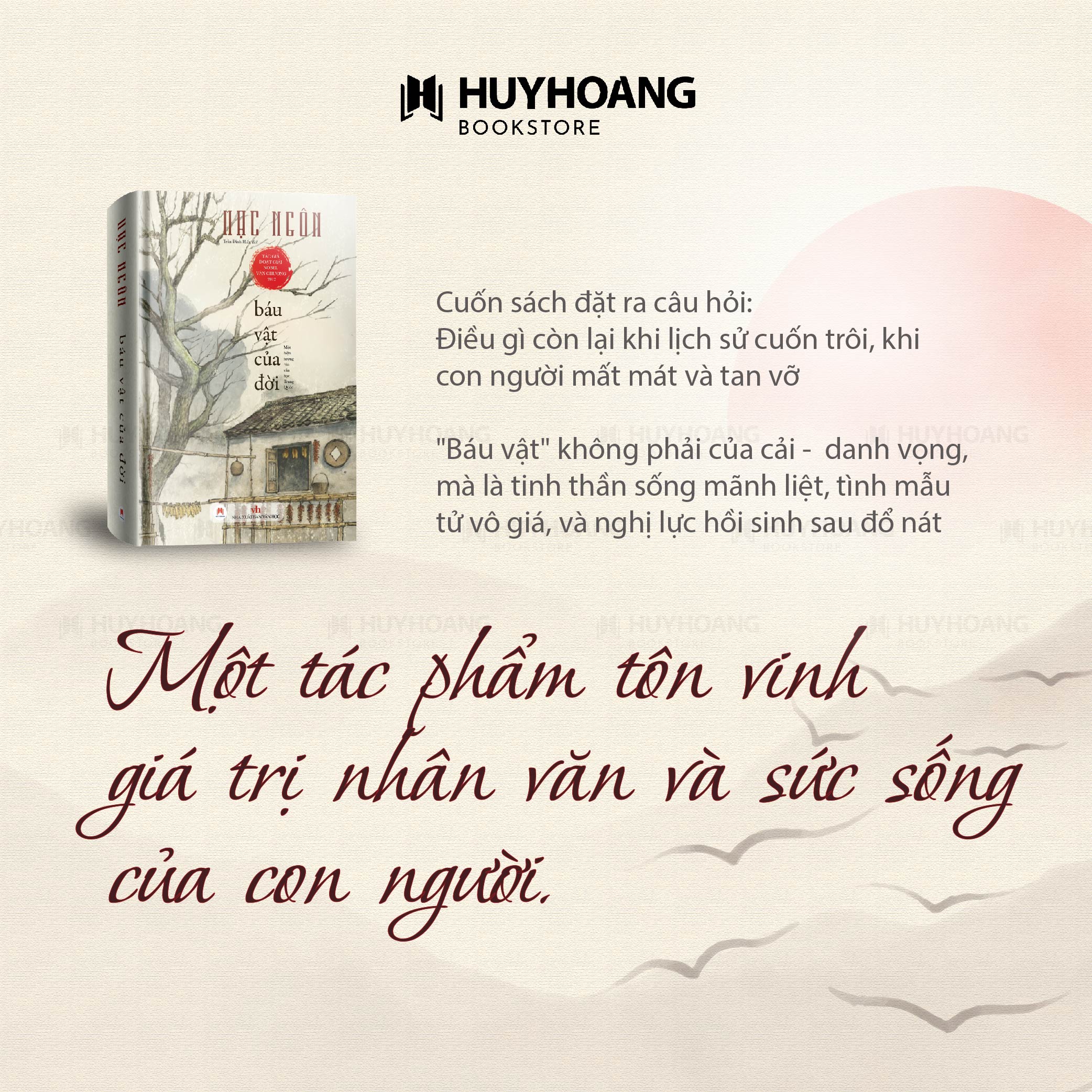 Sách Báu Vật Của Đời tác giả Mạc Ngôn, Bìa Cứng tái bản mới nhất 2025, Văn học kinh điển