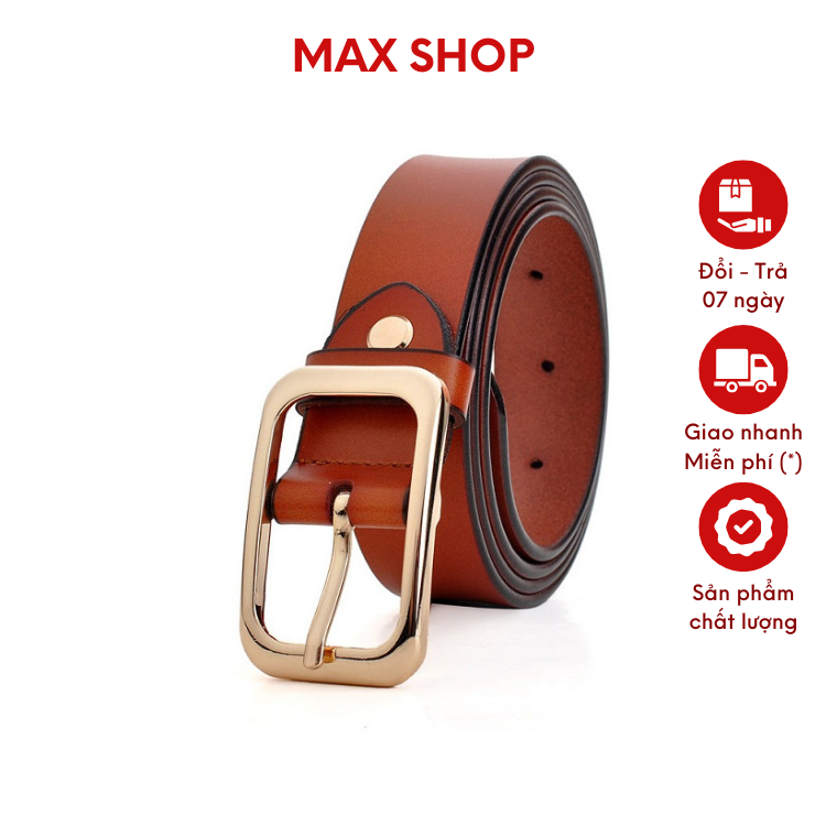 Thắt Lưng Nữ DL03 Khóa Kim Thiết Kế Trẻ Trung Phong Cách Hàn Quốc