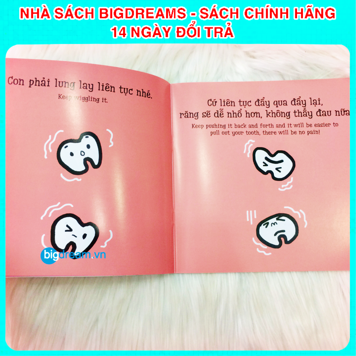 BẢN MỚI SONG NGỮ Miu Miu Tự Lập - Thay Răng Sữa Ehon Kĩ Năng Sống Cho Bé 1-6 Tuổi Miu miu hiểu chuyện Miu bé nhỏ