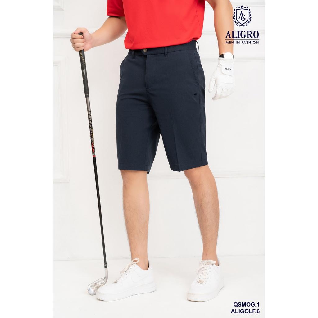 Quần short mogway màu navy kẻ nhỏ QSMOG.1