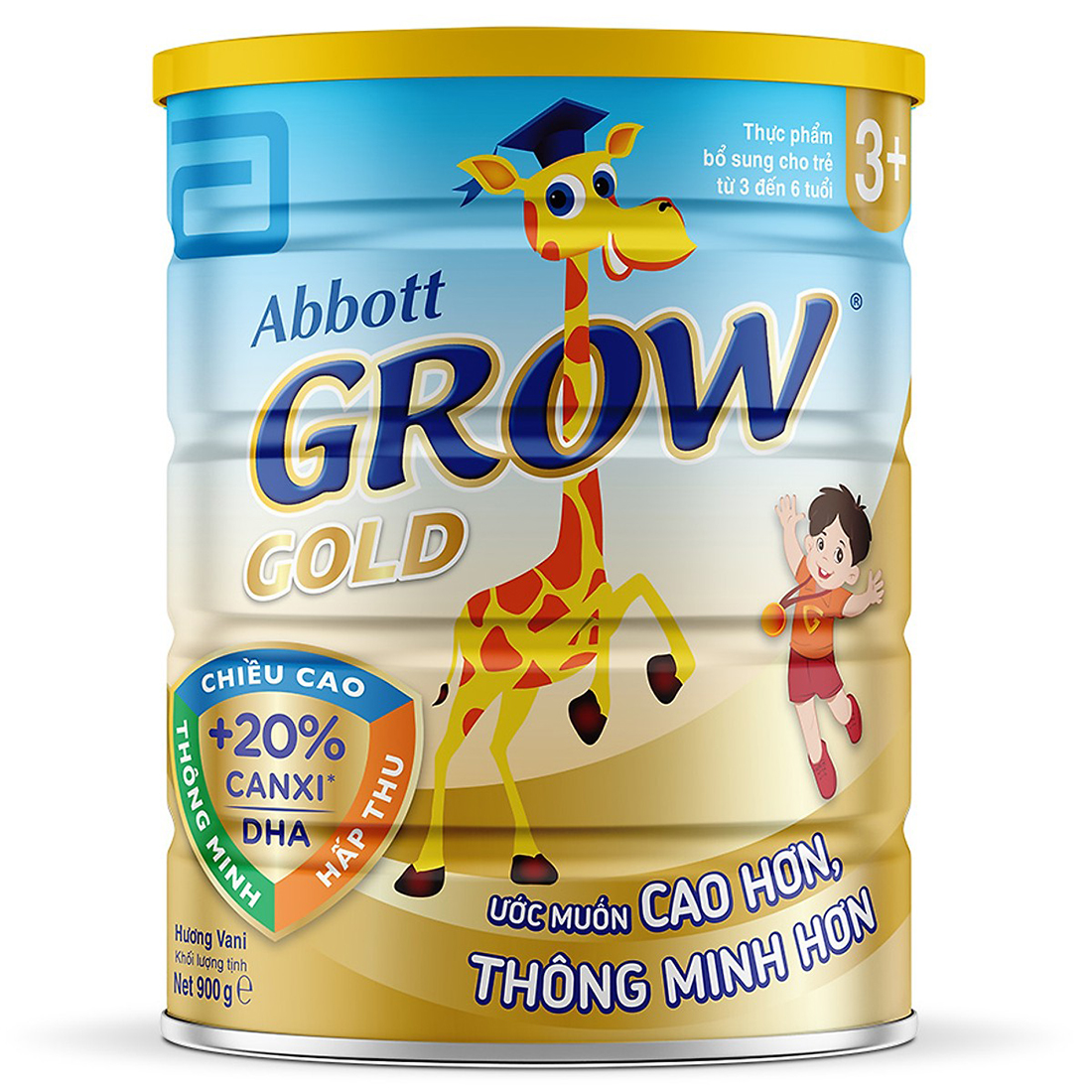 3 Hộp Sữa Bột Abbott Grow G-Power Vanilla GGM Dành Cho Trẻ Từ 3 - 6 Tuổi (900g)