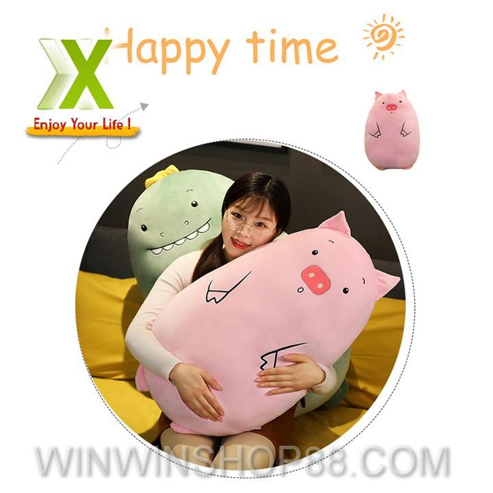 Gấu Bông Heo Hồng Cao 45cm Dễ ThươngTNB08 ANDHERE